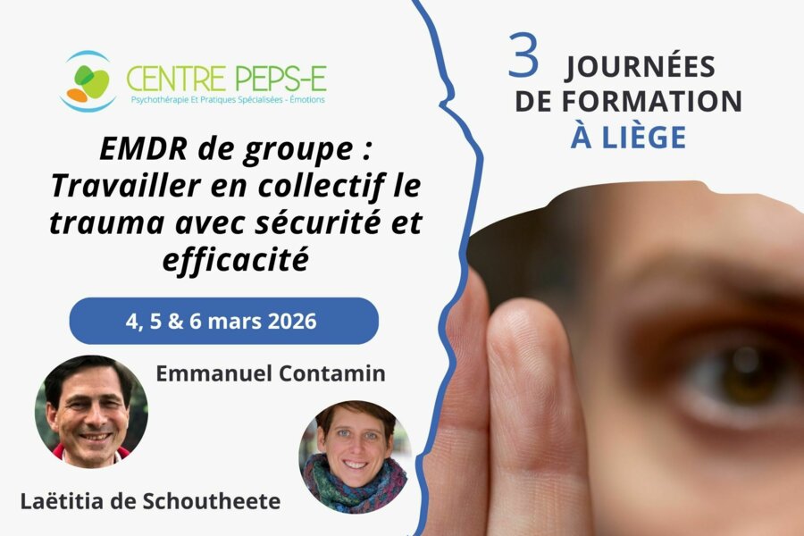3 JOURNÉES DE FORMATIONS A LIÈGE : EMDR de groupe : travailler en collectif le trauma avec sécurité et efficacité - 4-5-6 mars 2026