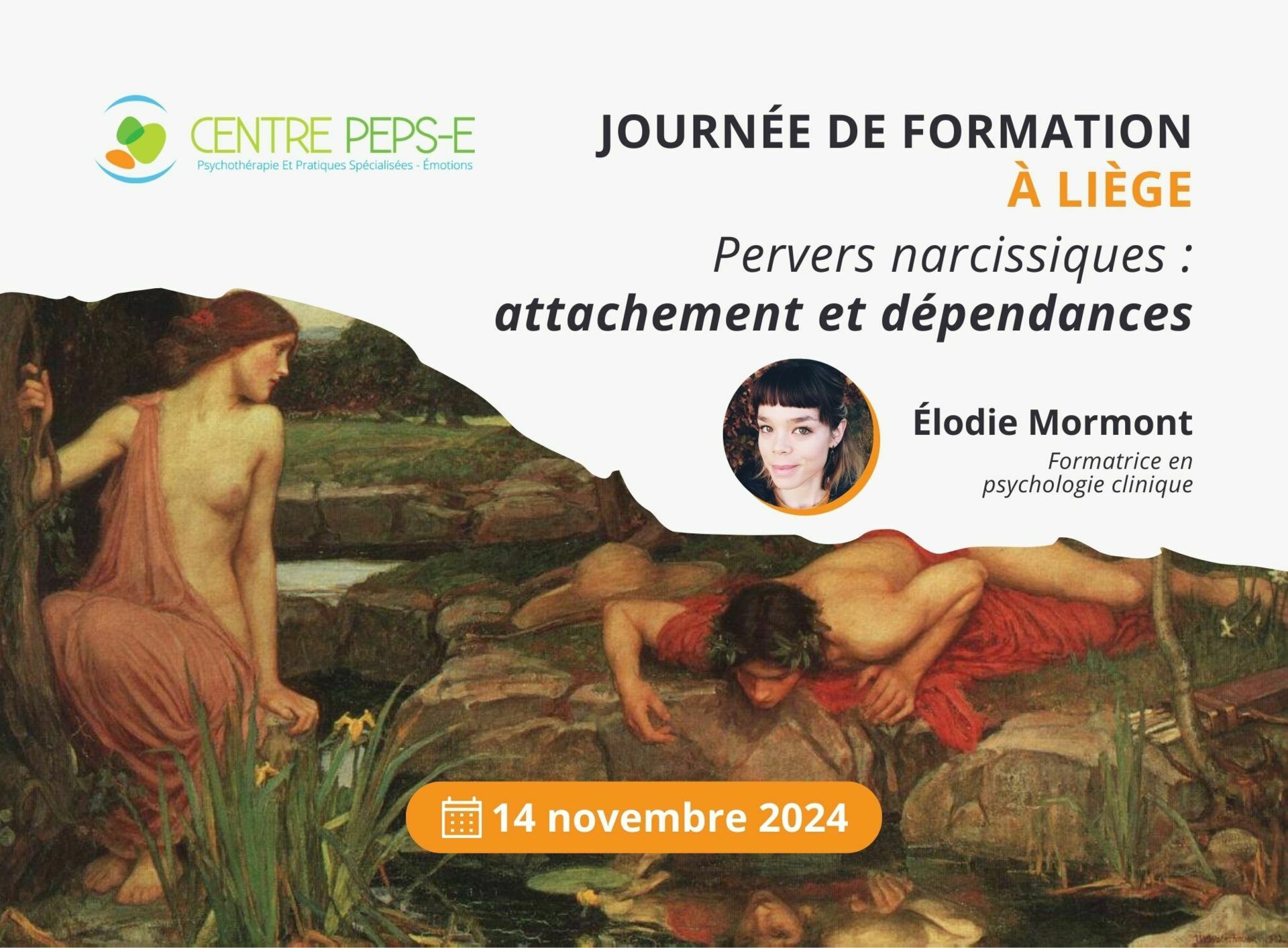 Journée de formation à Liège - Pervers narcissiques : attachement et dépendances - Le 14 novembre 2024