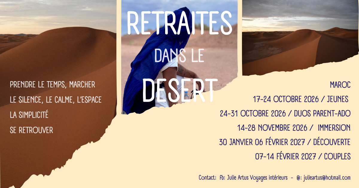 Retraites dans le désert marocain
