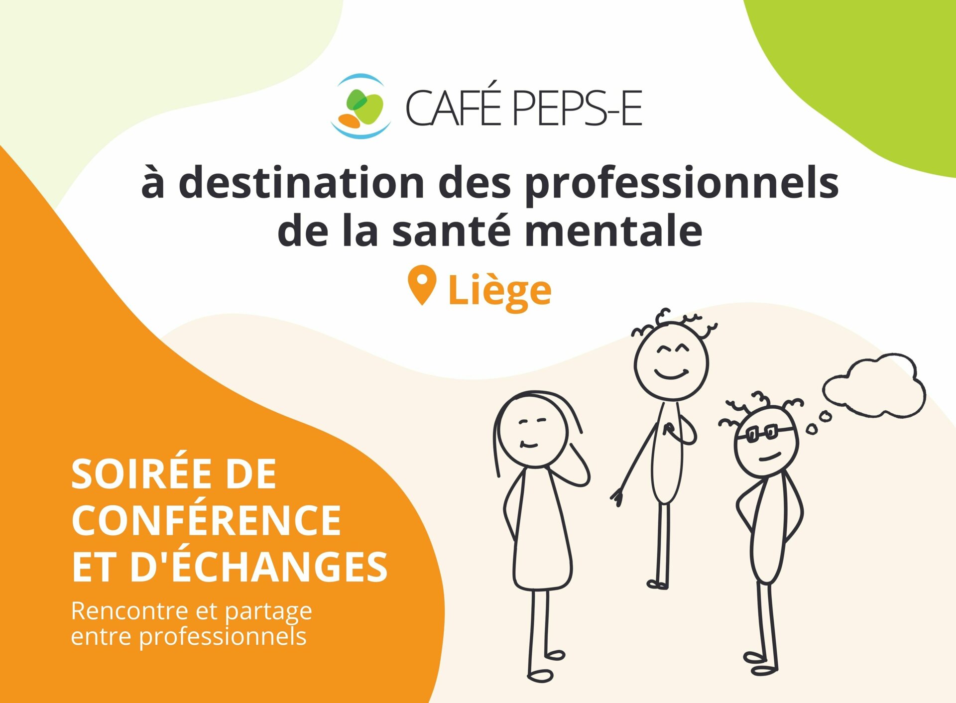 Prochains CAFÉ PEPS-E : SOIRÉE DE CONFÉRENCE ET D'ÉCHANGES À LIÈGE (Agenda 2023-2024)