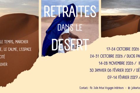 Retraites dans le désert marocain
