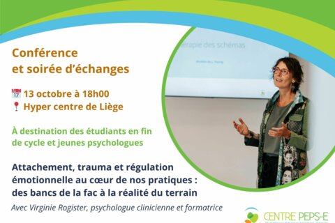 Conférence à destination des étudiants en fin de cycle et des jeunes psychologues